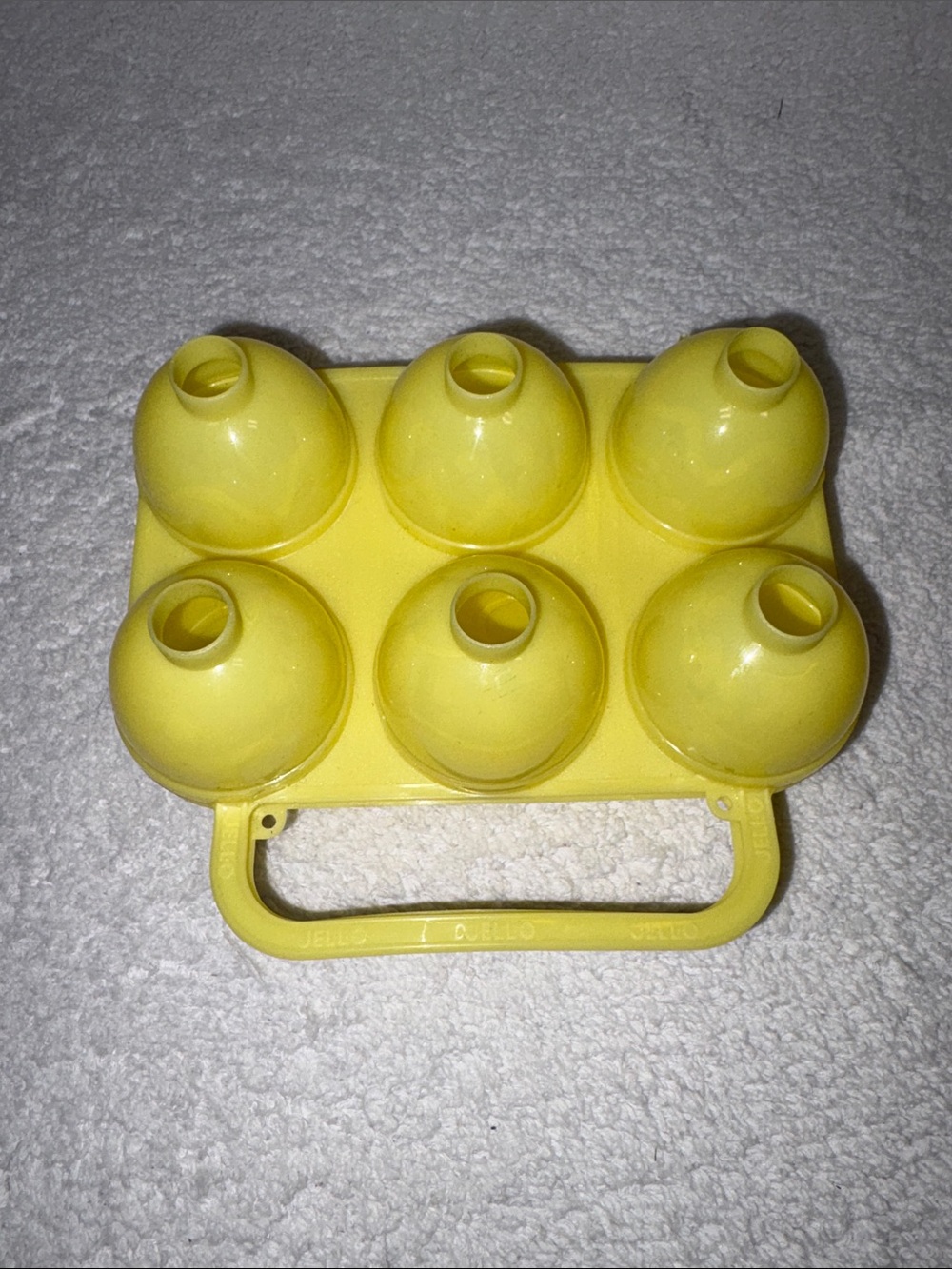 Vintage Yellow Jell-O Easter Egg Mold Jello